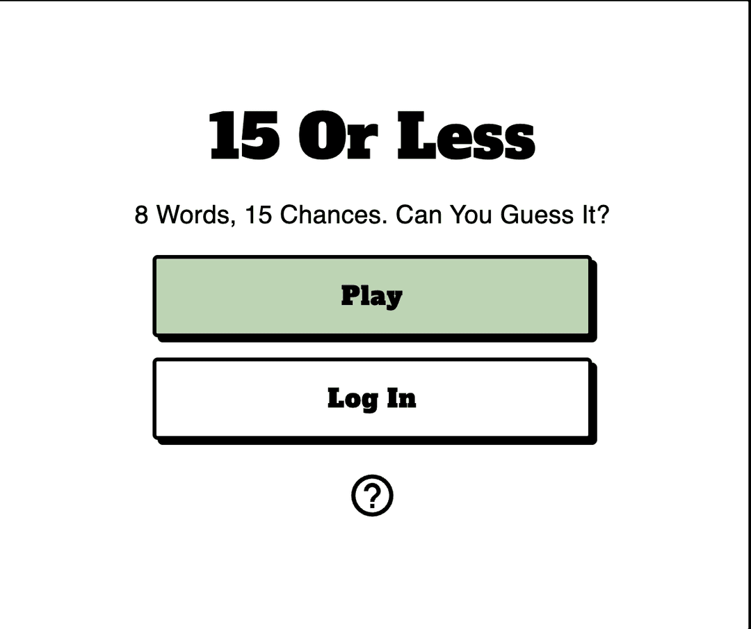 15orless